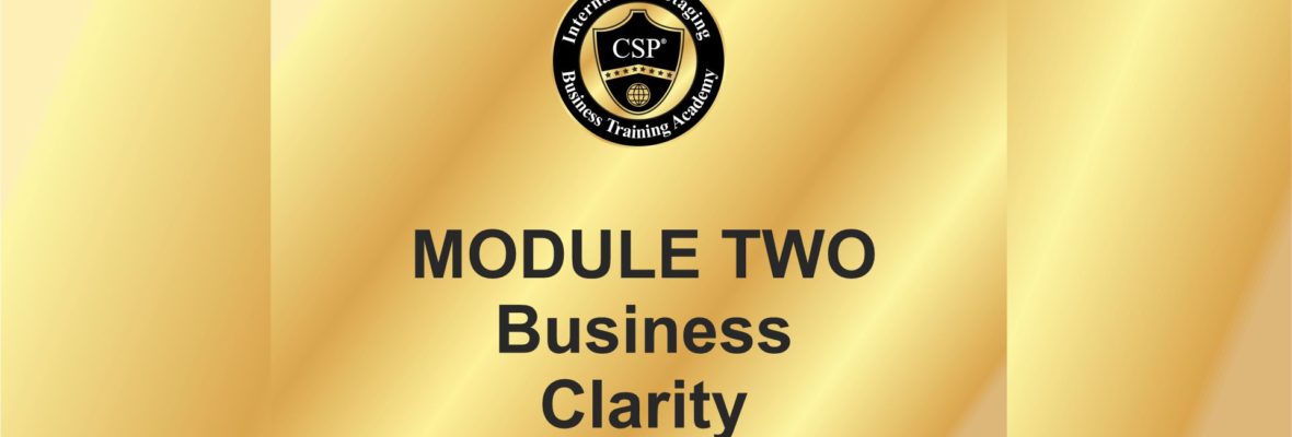 Module 2: Business Clarity