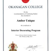 Interior Decorating Certification